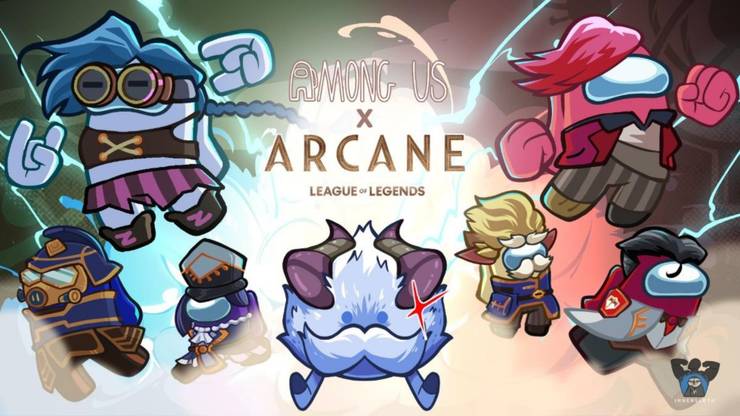 League of Legends Arcane Appears In Among Us Through Cosmetic Cosmicube League of Legends Arcane Appears In Among Us Through Cosmetic Cosmicube